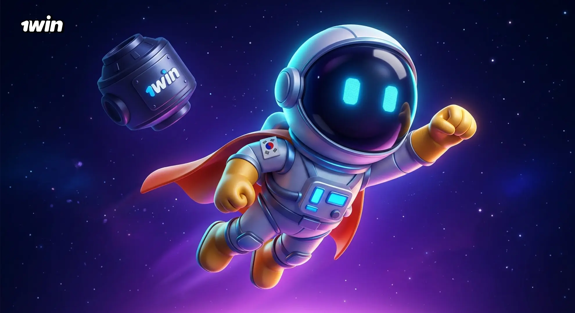 1win Spaceman 게임 우주 테마 그래픽 빠른 라운드와 타이밍 중심의 온라인 플레이